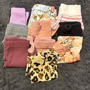 Assorted Baby Leggings and Pants Set